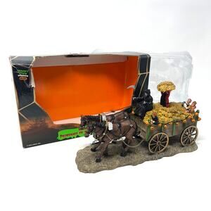 Vintage Lemax Spooky Town Haunted Hayride 53530 Halloween Decor 2005 With Box